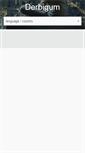 Mobile Screenshot of derbigum.com